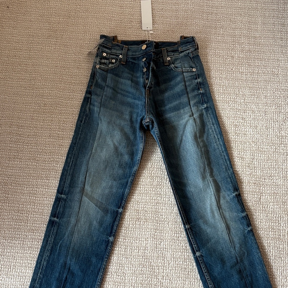 EB Denim Faded Blue Jeans